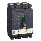 LV510431 - circuit breaker EasyPact CVS100B, 25 kA at 415 VAC, 6.3 A rating magnetic MA trip unit, 3P 3d - Schneider Electric - 0