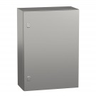 NSYS3X7525 - Spacial S3X - compact enclosure - 304L stainless steel - brushed finish - 700x500x250mm - Schneider Electric - 0