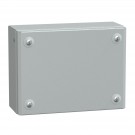 NSYSBM15208 - Metal industrial box plain door H150xW200xD80 IP66 IK10 RAL 7035 - Schneider Electric - 0