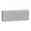 NSYSBM15408 - Metal industrial box plain door H150xW400xD80 IP66 IK10 RAL 7035 - Schneider Electric - 0