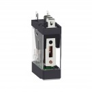 RXG12BD - Interface plug in relay, Harmony, 10A, 1CO, with LED, lockable test button, 24V DC - Schneider Electric - 2