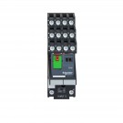 RXM4AB1B7PVS - Miniature plug in relay pre assembled, Harmony, 6A, 4CO, lockable test button, separate terminals socket, 24V AC - Schneider Electric - 5