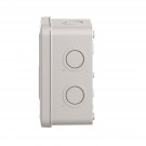 XALE3 - Harmony XALE, Empty control station, plastic, light grey, 3 cutouts, for XB7 - Schneider Electric - 5