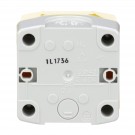 XALK178EH7 - Harmony, Control station, plastic, yellow, 1 red mushroom head push button Ø40, emergency stop turn to release 1NO + 1 NC, unmarked, UL/CSA certified - Schneider Electric - 10