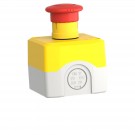 XALK178EH7 - Harmony, Control station, plastic, yellow, 1 red mushroom head push button Ø40, emergency stop turn to release 1NO + 1 NC, unmarked, UL/CSA certified - Schneider Electric - 3