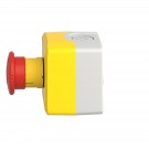 XALK178EH7 - Harmony, Control station, plastic, yellow, 1 red mushroom head push button Ø40, emergency stop turn to release 1NO + 1 NC, unmarked, UL/CSA certified - Schneider Electric - 6