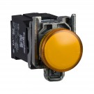 XB4BV35 - Pilot light, Harmony XB4, incandescent light, orange, 22mm, with plain lens, BA9s bulb, 110…120V - Schneider Electric - 0