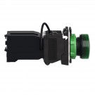 XB5AV5B3 - Pilot light, Harmony XB5, XB4, green complete 22 mm plain lens with integral LED 400 V - Schneider Electric - 2