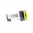 XB7EV05BP - Monolithic pilot light, Harmony XB7, plastic, yellow, 22mm, integral LED, 24V AC DC - Schneider Electric - 2