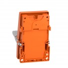 XPER810 - Single foot switch, Harmony XPE, metal, orange, without cover, trigger mechanism, 1 step, 1 contact 1NC+NO, IP66 - Schneider Electric - 1