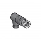 XZCC8FCM30V - Female, M8, 3 pin, elbowed connector, cable gland M9.5 x 1 - Schneider Electric - 0