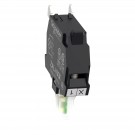 ZALVB1 - Light block, Harmony XALD, XALK, for head 22mm, universal LED, mounting in back of enclosure, 24V AC DC - Schneider Electric - 6