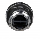 ZB4BA2 - Push button head, Harmony XB4, metal, flush, black, 22mm, spring return, unmarked - Schneider Electric - 5